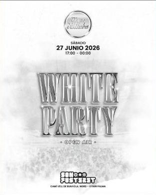Cartel de El que faltaba · White Party